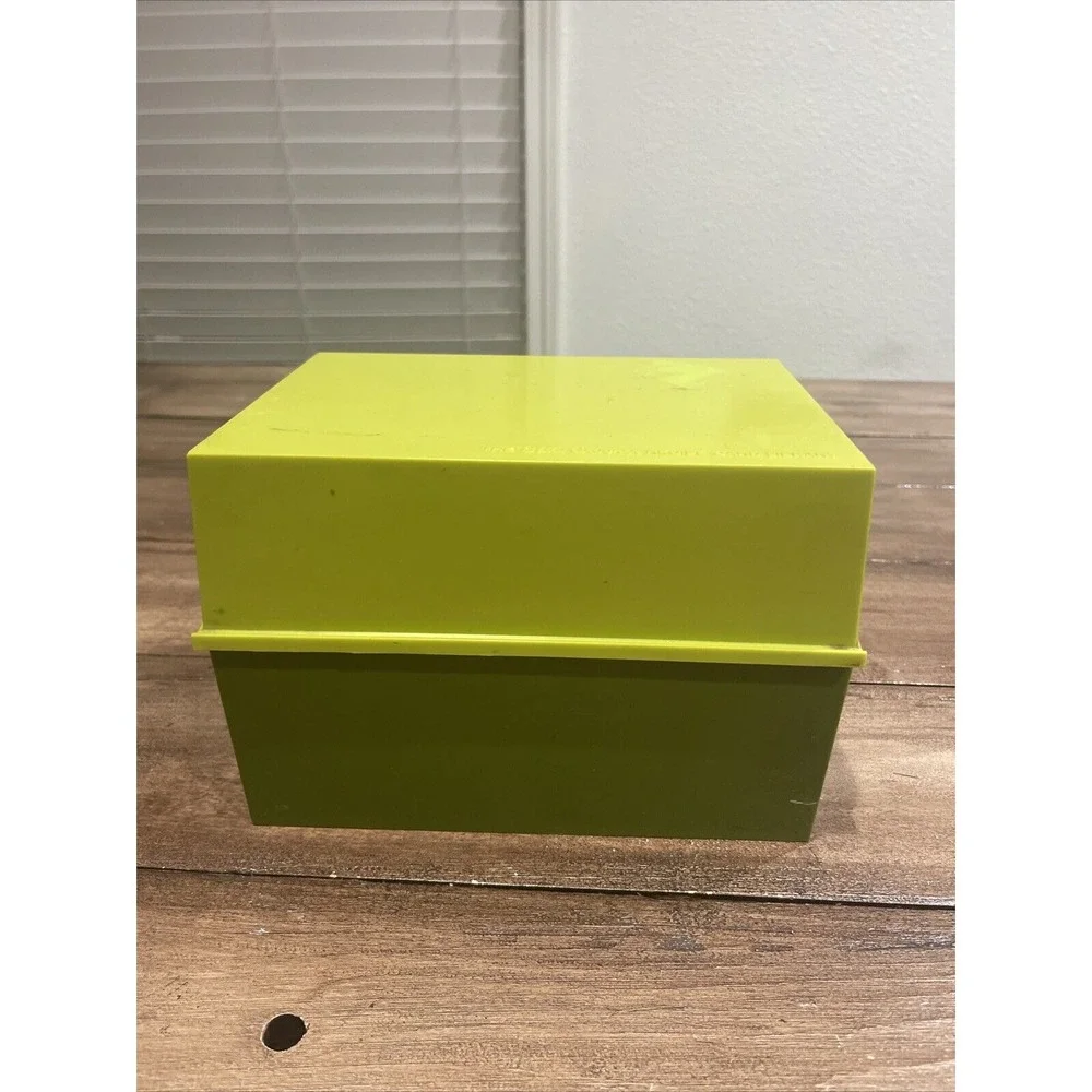 Vintage 1971 Betty‎ Crocker Recipe Card Library Green